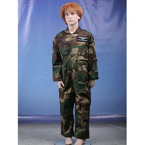 Camouflage kinder overall 134-140 (M)