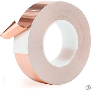 Equivera Kopertape - Kopertape Slakken - Kopertape tegen Slakken - Koper Slakken - Koper Tape - Anti Slakken Tape - Tape tegen Slakken - Planten Bescherming - Anti Slakken - Slakkenval - Anti Insect Kopertape - Anti Insect Tape