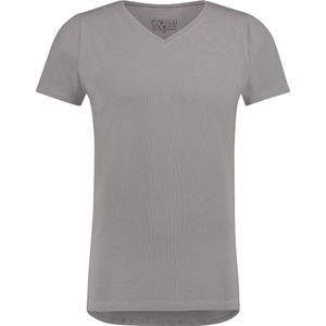 T-shirt Diepe V Hals Stretch Grijs 8-pack -M