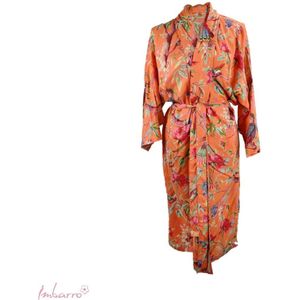 Imbarro - Kimono - Ochtendjas - Badjas - Royal Paradise - Mandarin - One size - Viscose