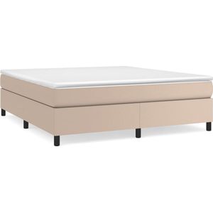 vidaXL-Boxspringframe-kunstleer-cappuccino-160x200-cm