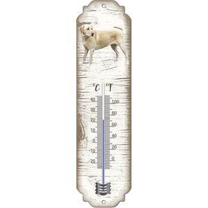 Thermometer: Labrador Blond | Hondenras | Temperatuur binnen en buiten | -25 tot +45C