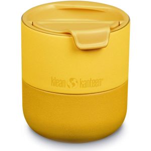 Klean Kanteen - Geisoleerde Low Ball - drinkbeker met flipdeksel 295ml. Old Gold