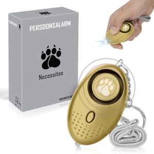 Necessitas ® Senioren Alarm Persoonlijk Alarmknop Sleutelhanger Alarmsysteem - 140DB Geluid - Draadloos Personal Alarm - Incl. Batterij