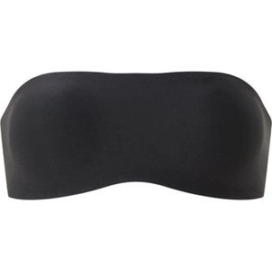 Naadloze Bandeau met vulling - Soft Stretch - Padded Bandeau bh - Anti slip - M - Zwart