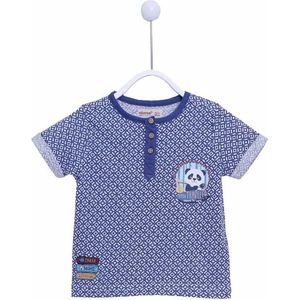 alisé Katoenen gebreid baby T-shirt Donker blauw 68