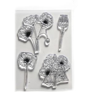 ECD Clear stamps - Poppy dream
