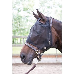 Harry's Horse Vliegenmasker Flyshield zonder oren XS - Onderdeken | Vliegenmasker paard