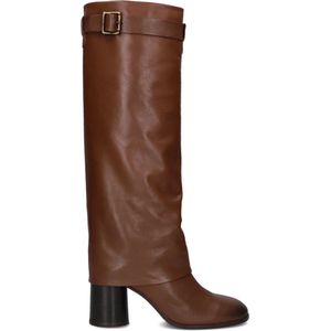 Lina Locchi Gd759 Laarzen - Leer - Dames - Bruin - Maat 38