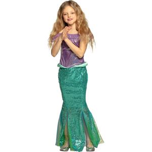 Boland - Kostuum Mermaid princess (7-9 jr) - Kinderen - Zeemeermin - Fantasy - Zeemeermin