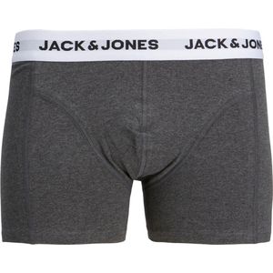 JACK & JONES Jacbasic trunk (1-pack) - heren boxer normale lengte - donkergrijs melange - Maat: XXL