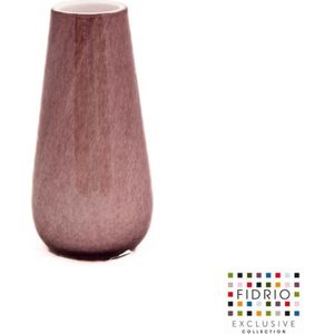 Design Vaas Gloriosa - Fidrio LILA LUSTER - glas, mondgeblazen bloemenvaas - hoogte 15 cm