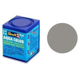 Revell Aqua #75 Stone Grey - Matt - RAL7030 - Acryl - 18ml Verf potje