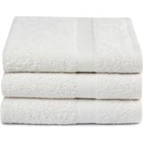 Lucca - douchelaken - 3-pack - 70 x 140 - Ivoor