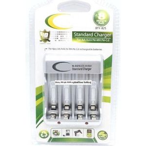 Batterij oplader AA & AAA en 9V batterijen 1 stuk