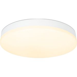 HOFTRONIC - Lumi Badkamer Plafondlamp 30cm Wit - IP54 Waterdicht - 18W 1500 lumen - 2700K Warm wit - Voor woonkamer, badkamer, gang, zolder, kelder en slaapkamer - Plafonniere LED