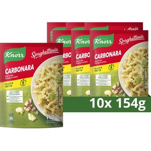Knorr Spaghetteria Pastagerecht - Carbonara - 10 x 154 g - Voordeelverpakking