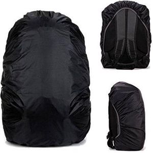Jumada's - Universele backpack/rugzak regenhoes 25 tot 35 liter - Zwart