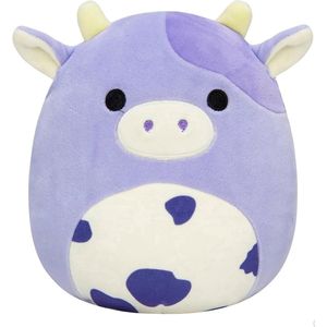 Klikkopers® - Kawaii knuffel - 50 cm - Squish Knuffel - Koe Squishy - Kawaii Kussen - Kawaii Koe Knuffel - Paars