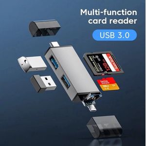 7 in 1 Usb 3.0 / Multifunctionele Kaartlezer / High-Speed Overdracht Universele Sd/Tf-Kaart / Pc Notebook / Accessoire / High-Speed Kaart / Type C naar USB