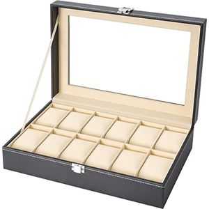 Horlogedoos \ horloge opbergbox | kijkdoos | horlogedoos | Horlogekist - watch box jewelry box