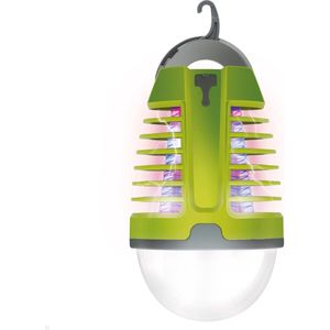 Muggenlamp LED-nachtlampje wit licht 70 lumen elektrisch 9 x 15 cm incl. USB-kabel en reinigingsborstel groen-muggenlamp