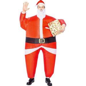 FUNIDELIA Opblaasbaar Kerstman Kostuum voor volwassenen - Ons Size