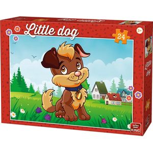 King Legpuzzel Little Dog In The Garden 24 Stuks