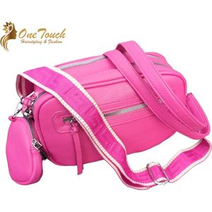 Damestas - Crossbody - Handtas - Groot Luxe - Roze