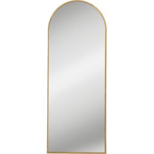 Grote Passpiegel Ovaal Goud - Metaal - Spiegel - Hangspiegel - Wandspiegel - 180x70 cm
