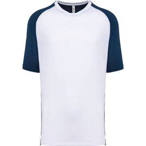 Tweekleurig padel T-shirt heren met korte mouwen 'Proact' White/Fine Grey - L
