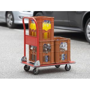 transportwagen - platformwagen, trolley, geluidsarme trolley / steekwagen, transportwagen, multifunctionele trolley 150 kg