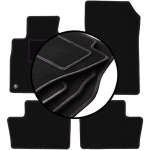 Complete set veloursmatten voor: Nissan Juke II F16 crossover (2019-)