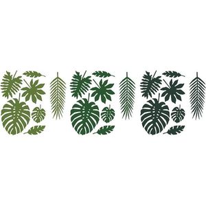 Partydeco - Aloha bladeren set 21 stuks