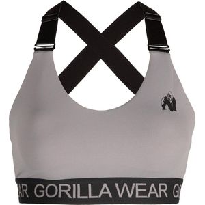 Gorilla Wear Colby Sportbeha - Grijs - L