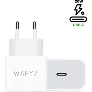 WAYEZ USB-C Adapter 20W - Snellader QuickCharge