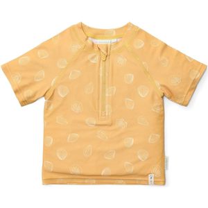 Zwemshirt korte mouw - Geel - Seashells and Stripes-86/92