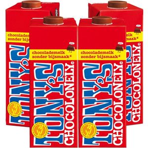 Tony's Chocolonely Chocolademelk - Chocolade Melk - Hot Chocolate - 4 x 1 Liter