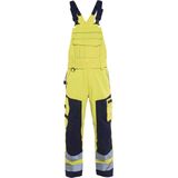 Blaklader Multinorm bretelbroek 2608-1514 - High Vis Geel/Marineblauw - C158