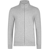 Herenvest 'Premium Full Zip' met zijzakken Grey Melange - 3XL