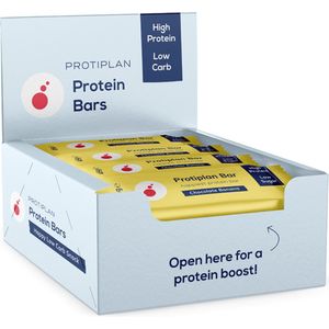 Protiplan | Happiest Protein Bar | Chocolate Banana | 16 Repen | 16 x 45 gram | Snel afvallen zonder poespas!