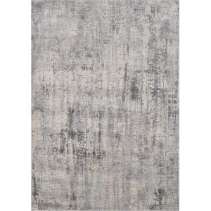Ikado  Modern tapijt in crème en lichtgrijs  160 x 230 cm