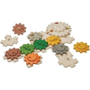 PlanToys Houten Speelgoed Tandwielen & Puzzels.