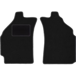 Voormatten zwart voor: Daewoo Matiz hatchback (1997-2007)
