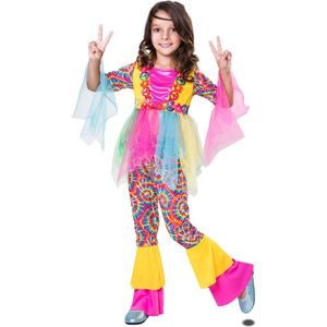 VIVING COSTUMES / JUINSA - Tule hippie kostuum voor meisjes - 7 - 9 jaar