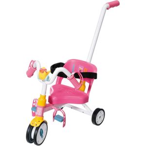 BABY born Trike Poppenfietsset - Driewieler - Roze