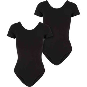 Urban Classics - Organic Stretch Jersey 2-Pack Bodysuit - XXL - Zwart/Zwart