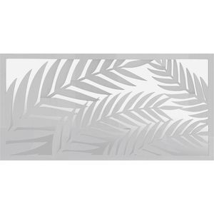 Spiegel LP1620 - Zilver frame - Groot spiegel - 120 x 60 cm