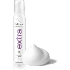 2 pack Callusan Extra 125 ml + Callusan Forte 125 ml -creme schuim -zeer droge huid- kloven - mag onder steunkousen gebruikt worden