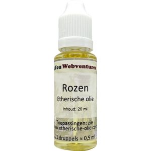 Etherische rozenolie 5% - 40 ml (2x 20 ml) - etherische olie - essentiële rozenolie 5 procent